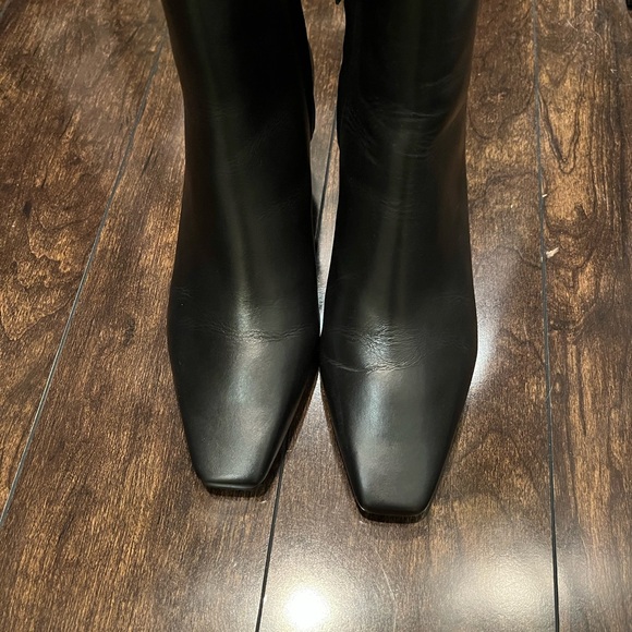 cult gaia leather boot with architectural heel - Picture 4 of 7